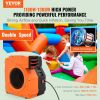 VEVOR 1100W Inflatable Blower Pump 1.5–1.7 HP – Commercial Air Blower for Bounce House, Inflatables, Slides & Outdoor Party Use