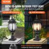 VEVOR Dusk to Dawn Outdoor Post Lights 2 Pack Waterproof 20.87 Inch Lamp Fixtures