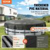 VEVOR 15 FT Round Pool Cover Solar Above Ground Pool Cover with Drawstring