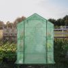 Walk-in Small Greenhouse Thickened PE Cover & Heavy Duty Powder-Coated Steel