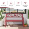 Outdoor Patio Garden Bench Durable Backyard Porch Lawn Seating