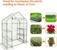 Walk In Greenhouse 3 Tier 6 Shelves Steel Frame Outdoor Plant Grow House