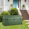 Waterproof Outdoor Storage Box with Ventilated Window & Adjustable Snap Lock