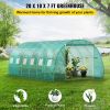 VEVOR Walk In Tunnel Greenhouse 20x10x7 ft Portable Galvanized Steel Frame Hot House