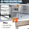 VEVOR Stainless Steel Prep Table Heavy Duty Work Table 600 lb Capacity