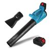 Cordless Leaf Blower 93 MPH 431 CFM with 2 Batteries and 6 Speeds