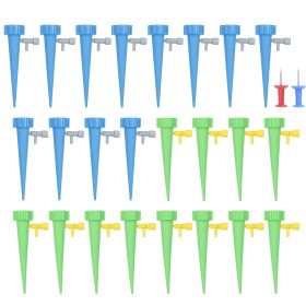 24 Pack Plant Watering Spikes Self Watering Devices with Slow Release Control Valves for Indoor and Outdoor Plants.