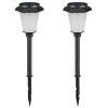 2 Pack Solar Flame Torch Lights, IP65 Waterproof Flickering Flame Stake Lamps for Garden, Pathway, Yard, and Landscape Decoration.