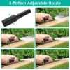 Heavy Duty Stainless Steel Garden Hose with 2 Spray Nozzles Kink Resistant Watering Kit