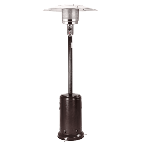 Only Supports Self Pickup-48,000 BTU Outdoor Propane Patio Heater On Wheels, Commercial-Residential, Bronze (Option: Bronze)