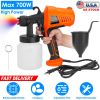 700W HVLP Electric Paint Sprayer Handheld Spray Gun with 800ml Detachable Cup