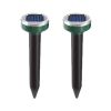 2 Pack Solar Ultrasonic Mole Repellent Stakes Waterproof