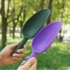 Handheld Plastic Soil Scoop with Scale Mark for Potting and Gardening