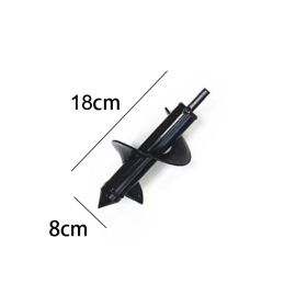 Garden Auger Drill Bit Spiral Earth Hole Digger for Planting (Ships From: CN, Color: 8X18cm)