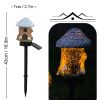 Cute Easter Rabbit Solar Garden Lights Waterproof LED Landscape Lamp