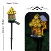 Cute Easter Rabbit Solar Garden Lights Waterproof LED Landscape Lamp