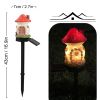 Cute Easter Rabbit Solar Garden Lights Waterproof LED Landscape Lamp