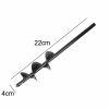 Garden Auger Drill Bit Spiral Earth Hole Digger for Planting