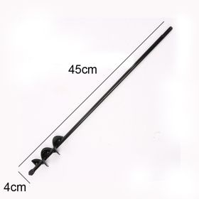 Garden Auger Drill Bit Spiral Earth Hole Digger for Planting (Ships From: CN, Color: 4X45cm)