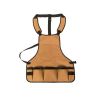 Canvas Garden Apron with Storage Pockets for Gardening Tools and Crafts
