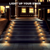 32/16 PCS Solar Deck Lights Outdoor, Solar Step Lights Waterproof Led Solar lights