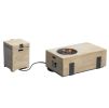 Patio Garden Fire Pit Table Set with Built In Ice Bucket Magnesium Oxide
