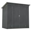 6 x 4 FT All Weather Metal Outdoor Storage Shed with Lockable Doors