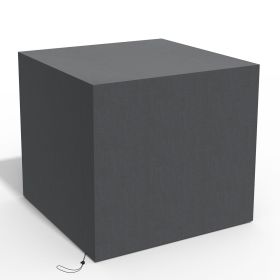 91x91x28 Inch Direct Wicker Square Outdoor Furniture Cover (Color: Gray)
