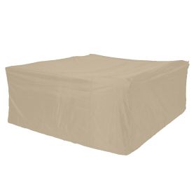 91x91x28 Inch Direct Wicker Square Outdoor Furniture Cover (Color: Beige)