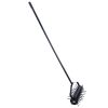 Rolling Manual Lawn Aerator with 58 Inch Handle Push Lawn Aeration Tool for Lawns, Yards, and Gardens