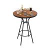 Outdoor Patio Bar Coffee Table for Backyard Garden