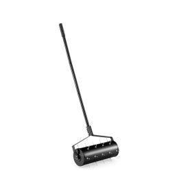 Manual Lawn Aerator with Detachable Handle for Household (type: 18 inches, Color: Black)
