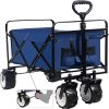 Collapsible Heavy Duty Beach Wagon Folding Utility Cart