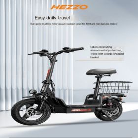 Eco-Friendly Commute: T3 Hezzo E-Bike with 48V 15AH Battery (HEZZO SPORT-T3-4: red)