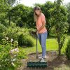 18/21 Inch Manual Lawn Aerator with Detachable Handle