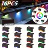Led Solar Deck Lights 32 Pack Waterproof and Wide Use for Outdoor Stairs Step Fence Railing