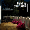 Led Solar Deck Lights 32 Pack Waterproof and Wide Use for Outdoor Stairs Step Fence Railing