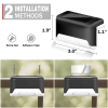 8/16/32 solar outdoor deck lights, garden lights, atmosphere lights, LED walk lights, light source control, suitable for balconies, terraces