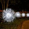 120 LED Solar Fireworks Lights with 8 Modes Starburst Fairy Pathway Lights for Outdoor Decor