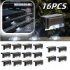 Solar Outdoor Deck Lights LED Garden Walkway Lights