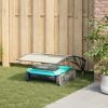 Black Polycarbonate Robot Mower Garage Durable Outdoor Lawn Mower Shelter
