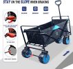 Collapsible Heavy Duty Beach Wagon Folding Utility Cart