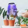LED full spectrum plant grow light auto timer, 9 dimmable brightness levels, and adjustable height