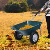 2 Wheel Heavy Duty Garden Utility Cart Wheelbarrow