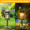 6 Pack Solar Stake Lights, IP6pack Waterproof Decorative Landscape Lamps with Auto On/Off for Pathway, Garden, Yard, and Patio