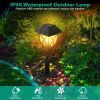 6 Pack Solar Powered Stake Lights, IP45 Waterproof Decorative Landscape Lamps with Auto On/Off for Pathways, Gardens, Yards, and Patios.