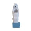 16.9 Inch White Abstract Water Fountain with LED Light
