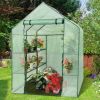 8 Shelf Mini Walk In Greenhouse for Outdoor Gardening