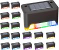 Led Solar Deck Lights 32 Pack Waterproof and Wide Use for Outdoor Stairs Step Fence Railing