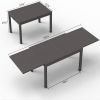 Large Extendable Patio Dining Table
